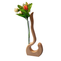 Zirbenblumenvase